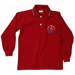 POLO ROJO MANGA LARGA