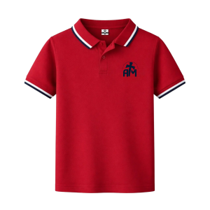 POLO ROJO MANGA CORTA
